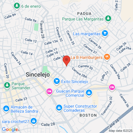 Comfacor Eps Sucre map