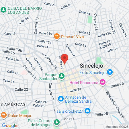 María Auxiliadora map