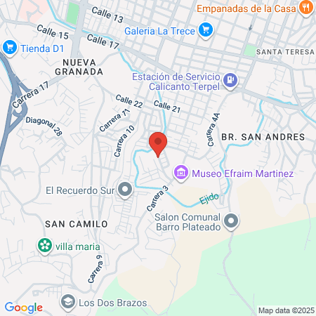 Polideportivo Central map