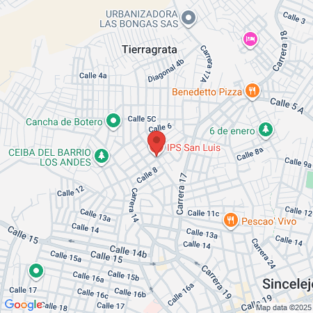 Clinica Sincelejo map