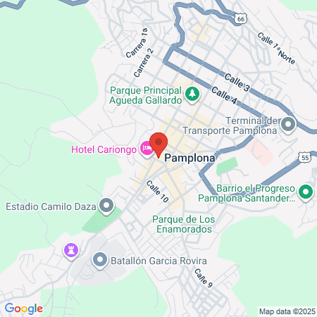Oral X Pamplona map