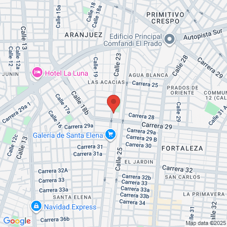 Servimed De Occidente map