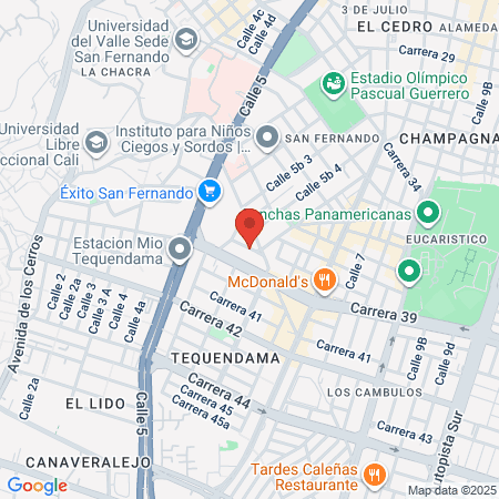 Dr Gilberto Amed Castillo Cardiólogo map