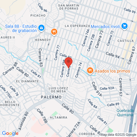 Consultorios El Diamante map