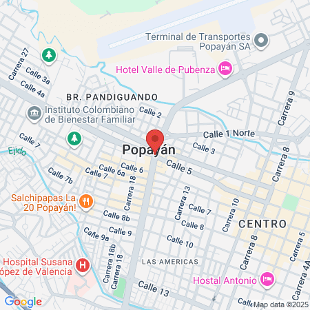 Ips Nueva Betania map