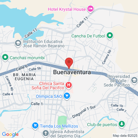Atención Domiciliara Todomed Buenaventura map