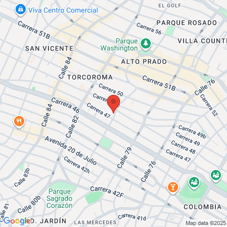 Doctor Felipe Andrés Mejia Sánchez map