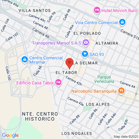 Dr Jaime Velázquez map