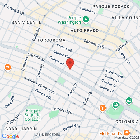 Dr Álvaro Mejía | Cirugía Bariátrica map