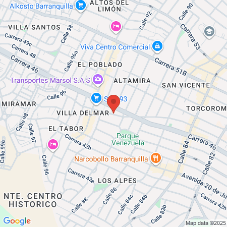 Dr Yeisman Pineda Lechuga Ginecólogo map