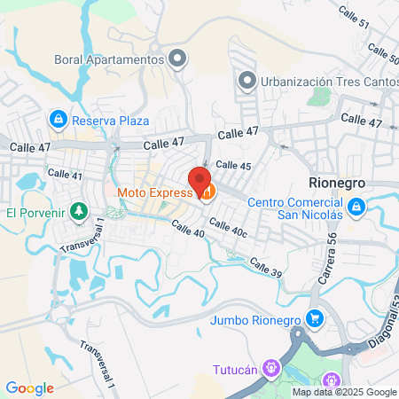 Cetro De Bienestar Force Therapy map