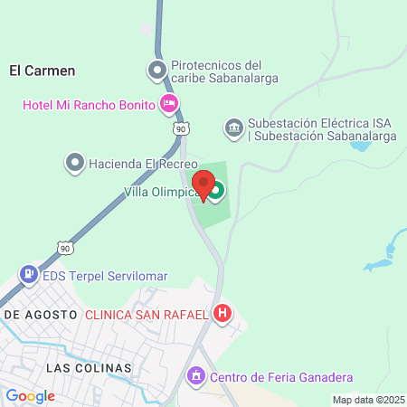Polideportivo De Sabanalarga map