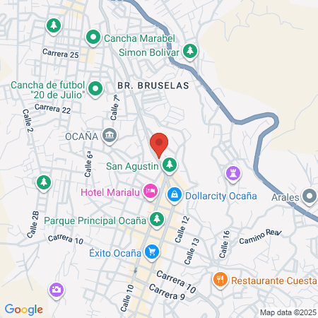 E P S Sanitas Ocaña map