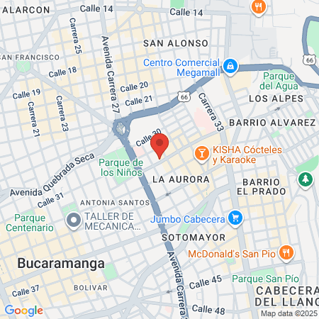 Dra Eliana Gomez map