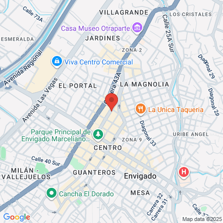 Classic Barbershop Sede Envigado map