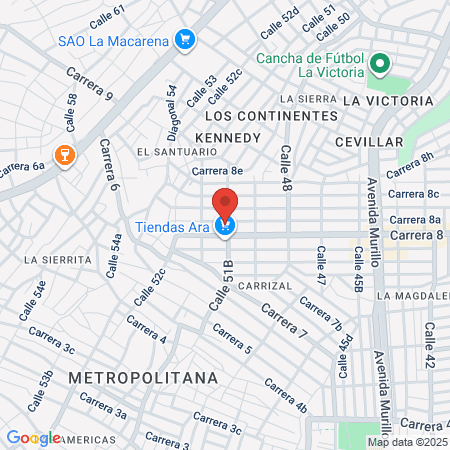 Veterinaria Puppy King Barranquilla map