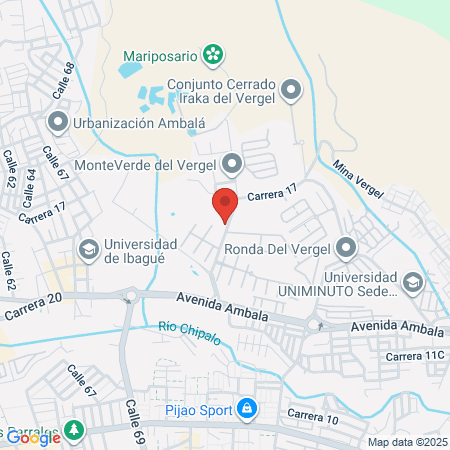 Puente Alto Del Vergel map