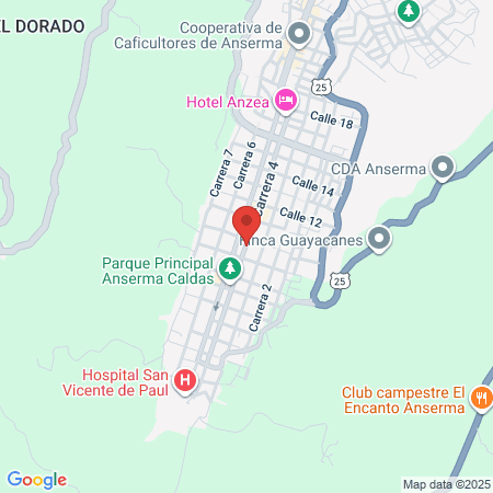 Doctor Juan Carlos Valencia map