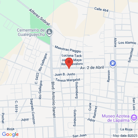 Gimnasio Fit Center map