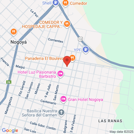 Complejo Fitness map