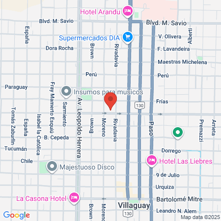 Gimnasio Santa Anita map