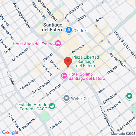 Dra Ana Constanza Parnás map