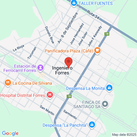 Clínica Forgun map
