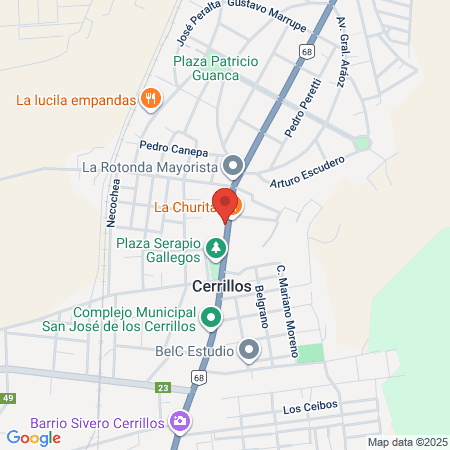 Dr Juan Pablo Caprini map