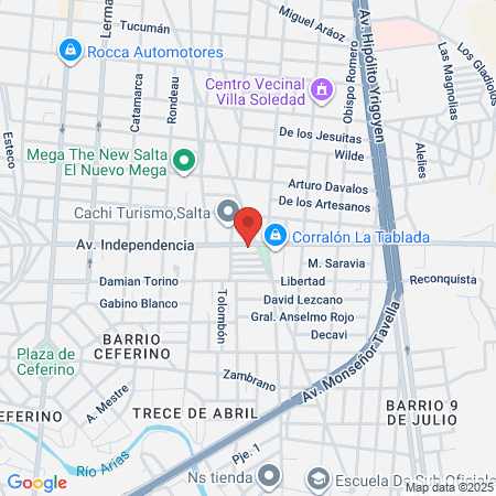 Consultorio De Kinesiologia map