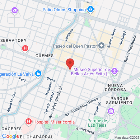 Elevé Barbería map
