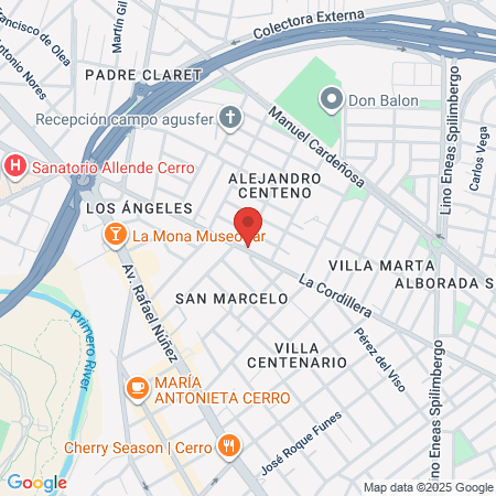 Frontera Barbería map