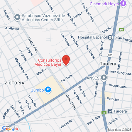 Unidad Sanitaria N°12 Garay 1950 map