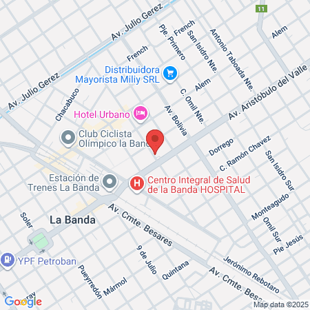 Zonal Hospital Añatuya map