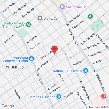 Unidad Sanitaria Movil map