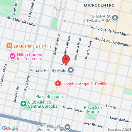 Cic Capitán Candelaria map