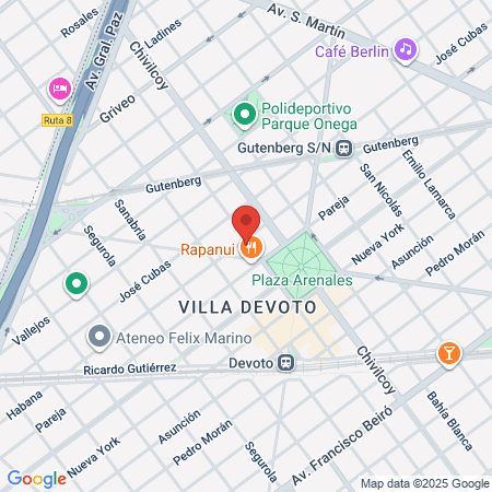Gimnasio map