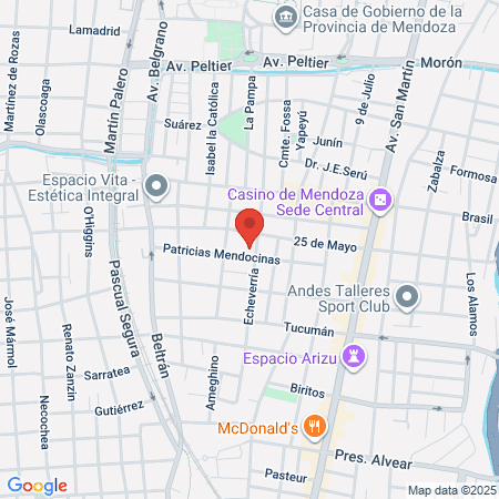 Gimnasio Team Guerrero map