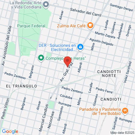 Sayini Estilistas General Paz map