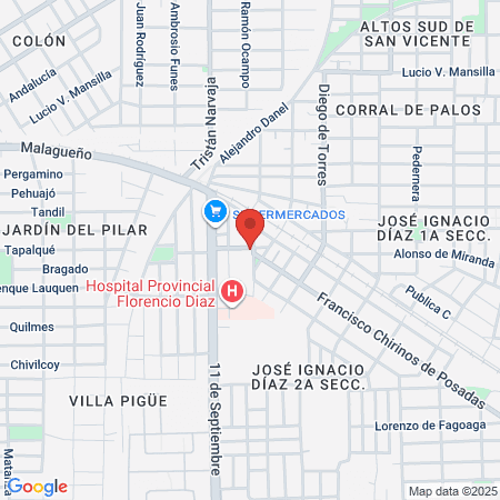 El Gladiador Barbershop map