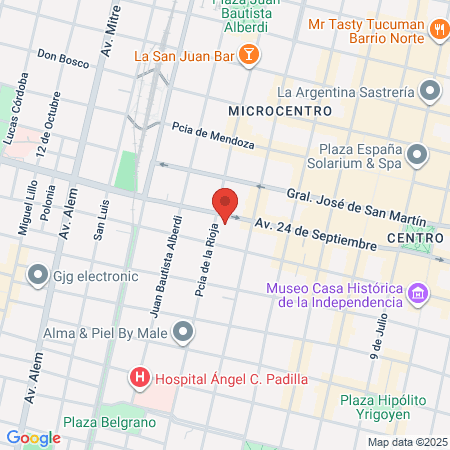 Sf Franco Simón map