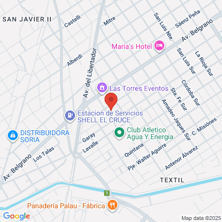 Barbería Albarracín map