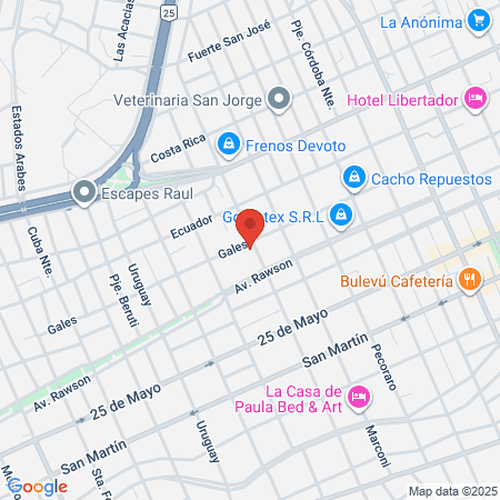 Mar Gaztelú Hairdresser map