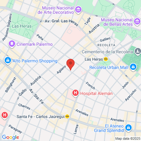 Dra Fariña Adriana map