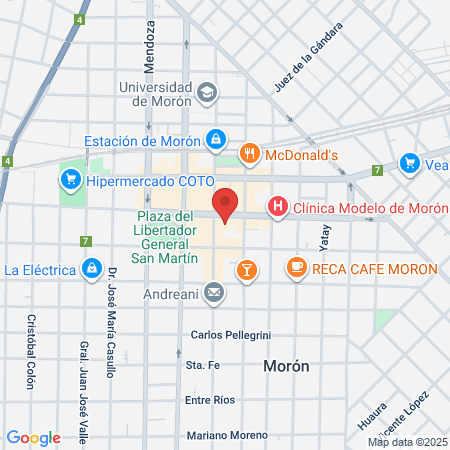 Miami Sun Solarium Morón map