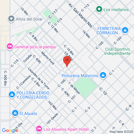 Veterinaria Vaca Negra map