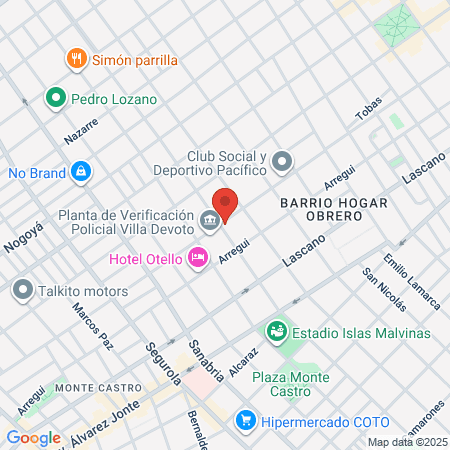 Veterinaria Pacheco map