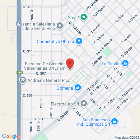 Veterinaria Mendieta map