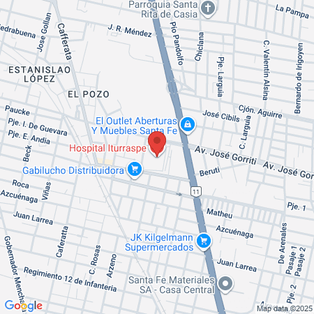 Hospital Iturraspe map