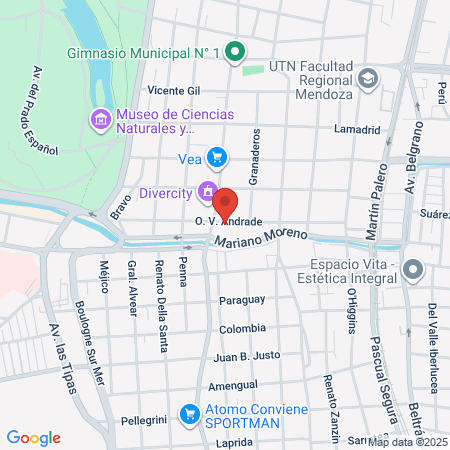 Osteopatía Consciente Sabrina Zabalegui map