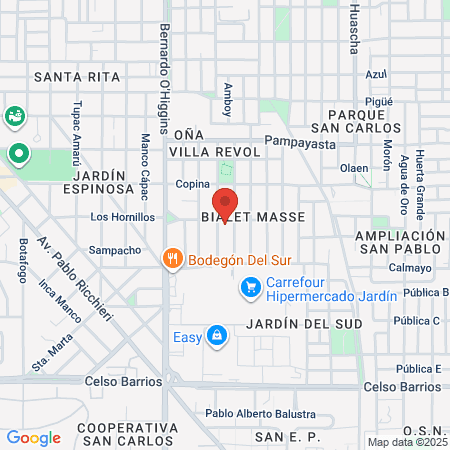 Odontologia Nazarena Caminos map